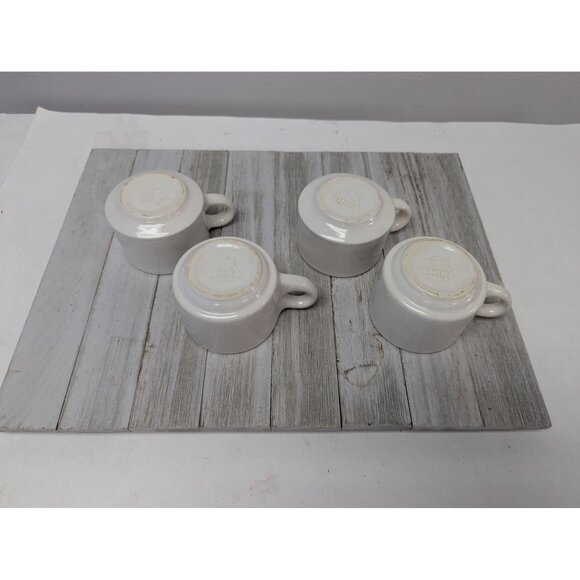 Set of 4 Buffalo China USA Heavy Restaurant Ware Coffee Cups Mugs Espresso 2.5" - Picture 4 of 8